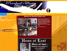 Tablet Screenshot of manfredsmusic.com